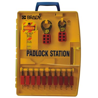 Large Brady Portable Padlock Station Large Brady Portable Padlock Station